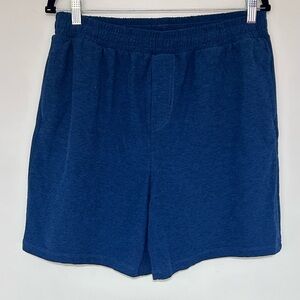 Beyond Yoga Men’s Blue Athletic Shorts Drawstring Waist Size Large